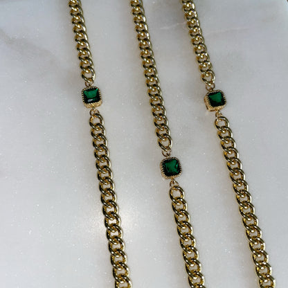 Night Bird Bracelet - Emerald